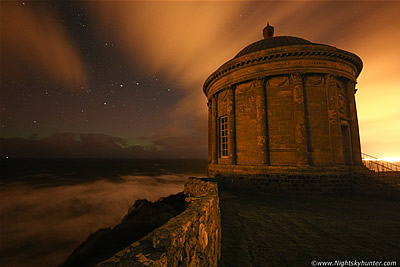 Mussenden Temple Aurora & Wild Night